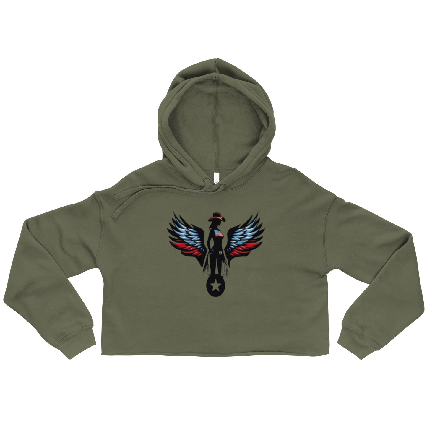 Cavalry Trails Logo Cropped Hoodie – Stylish & Trendy Statement Piece