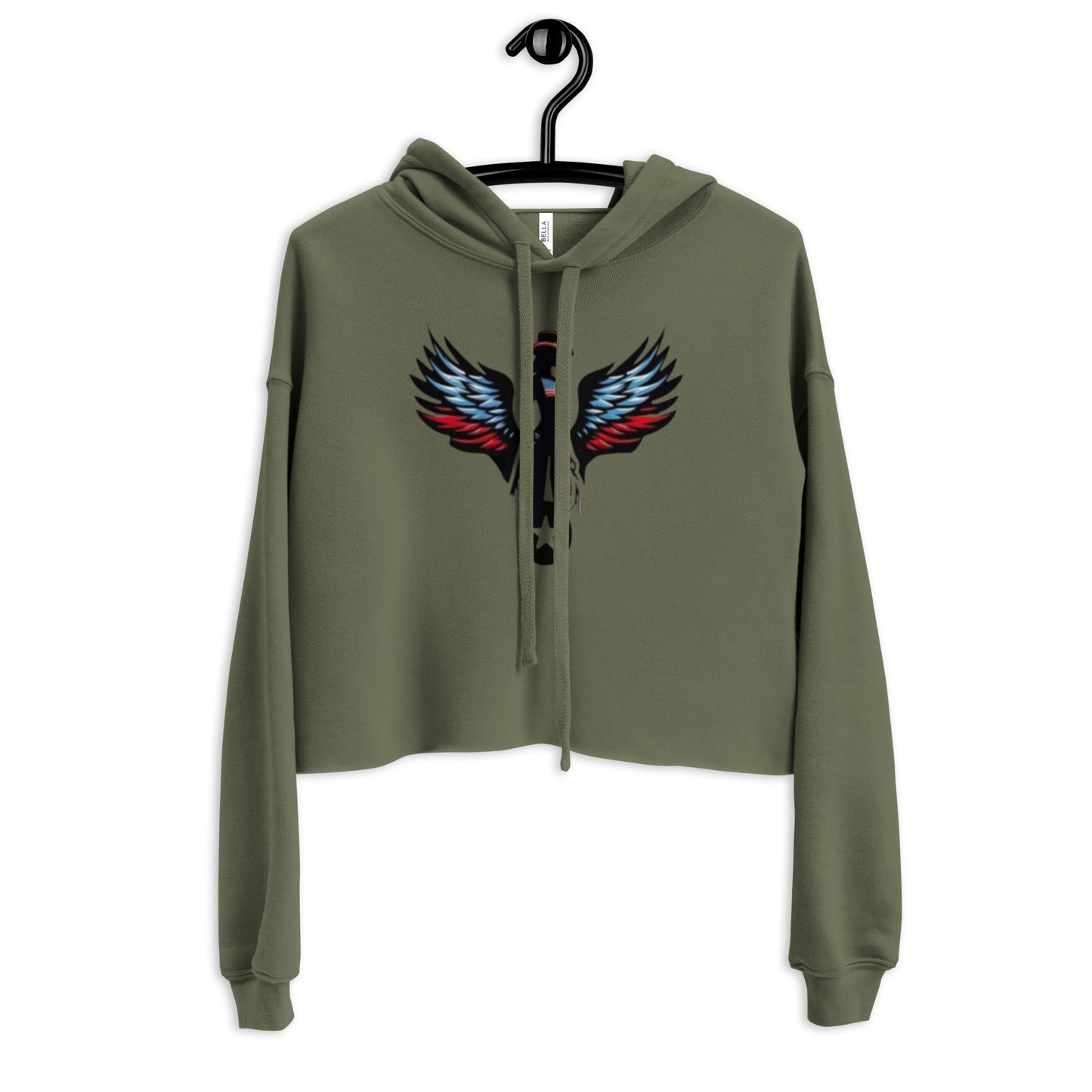 Cavalry Trails Logo Cropped Hoodie – Stylish & Trendy Statement Piece